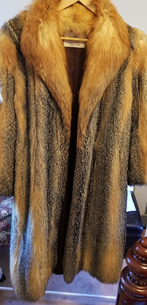 Ladies Fox Fur Coat